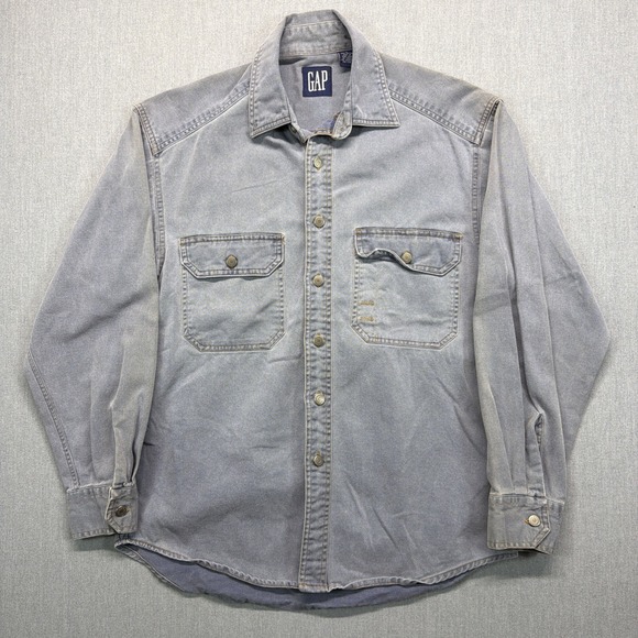GAP Jackets & Blazers - Vintage GAP‎ Type II Denim Trucker Jean Jacket Mens Size Medium 90s Faded